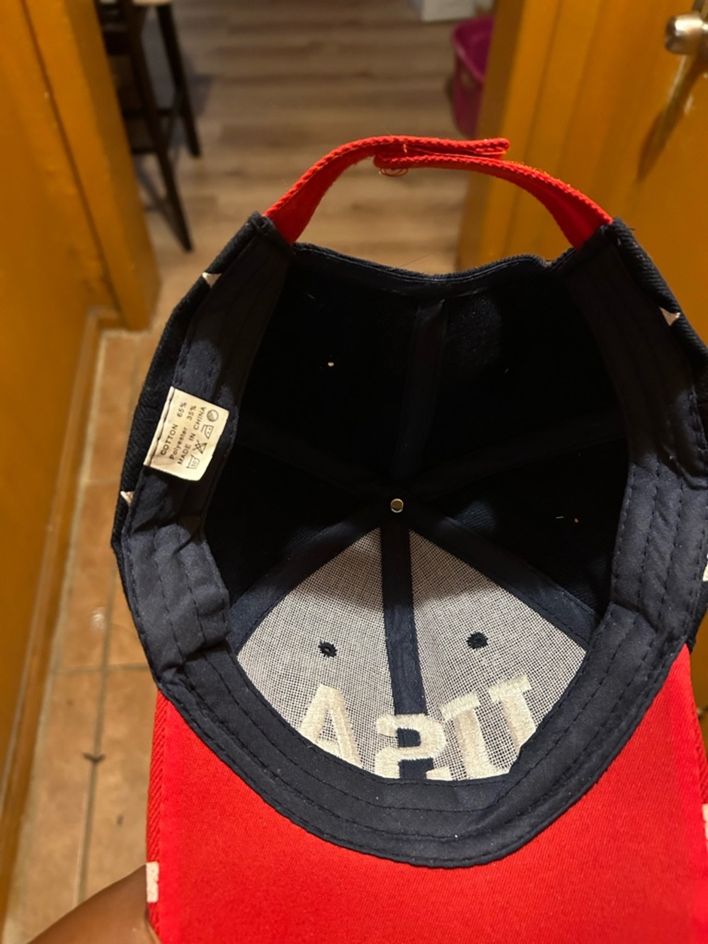 Kids Red and Navy Baseball Cap - Unbranded